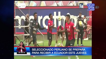 Perú se prepara para recibir a Ecuador este jueves