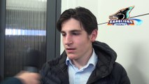 Hockey sur glace Interview Théo Vialatte 2018-11-10 Attaquant des Sangliers Arvernes (Clermont-Ferrand