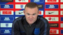 Wayne Rooney ahead of his farewell England appearance