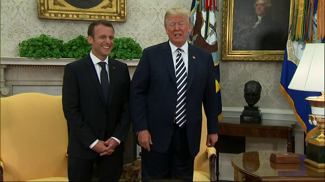 Trump 'trolls' France with tweets about Macron and WW2