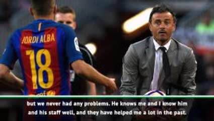 Alba denies bust-up with Enrique