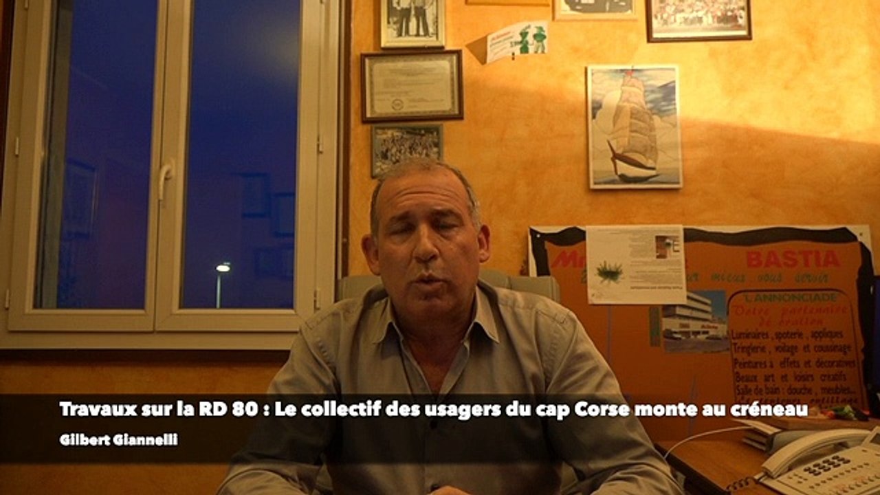 Travaux en série sur la RD 80 : Le collectif des usagers du cap Corse monte au créneau.