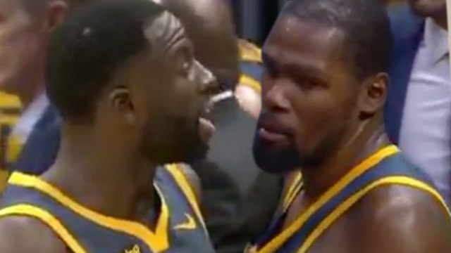 Kevin Durant & Draymond Green Seperated After Heated Fight in Warriors Huddle