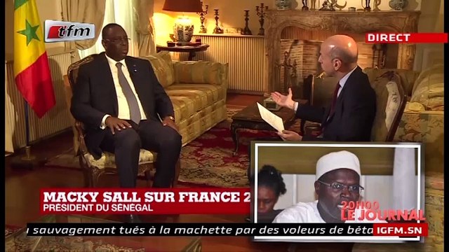 REPLAY - JT Français 20h - Pr : CHEIKH TIDIANE DIAHO - 13 Novembre 2018