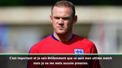 Angleterre - Rooney : "Je ne me mets aucune pression"