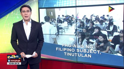 KWF, tutol sa pag-alis ng Filipino subject sa kolehiyo