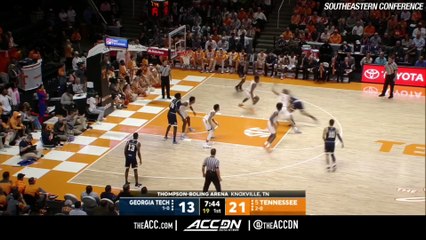 Georgia Tech vs. Tennessee Basketball Highlights (2018-19)
