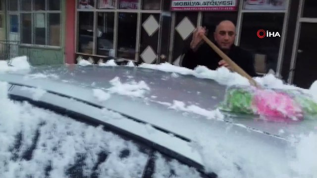 Kars yeni güne karla uyandı