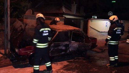 Park halindeki otomobil kundaklandı - KONYA