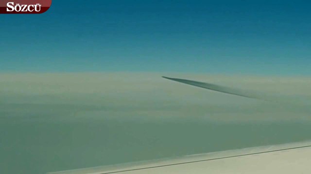 Uçak pilotu: Hızlı hareket eden bir şey gördük
