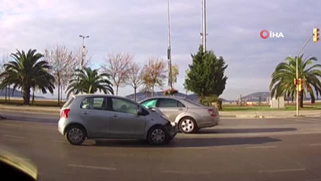 Kartal'da Kazaya Karışan Sürücüler Böyle Kavga Etti