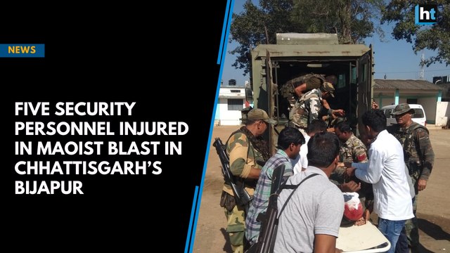 Five security personnel injured in Maoist blast in Chhattisgarh’s Bijapur