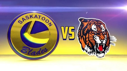 WHL Medicine Hat Tigers 2 at Saskatoon Blades 4