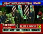 Modi in Singapore: PM Narendra Modi meets U.S V-P Mike Pence