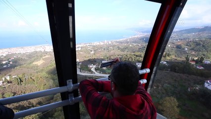 Karadeniz'in en uzun teleferiğinde rengarenk yolculuk - TRABZON
