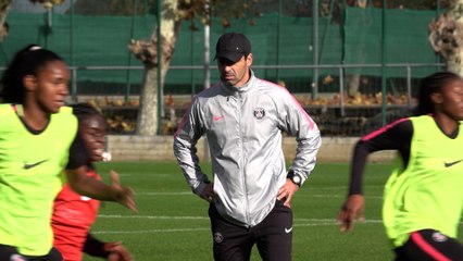 Les parisiennes préparent le choc face à Lyon