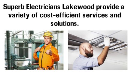 Electrician Lakewood - Best Local Expert