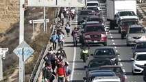 Mexique: des migrants de la caravane arrivent à la frontière US