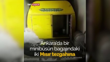 Ankara'da mısır tezgahına 53 bin paket kaçak sigara gizlemişler