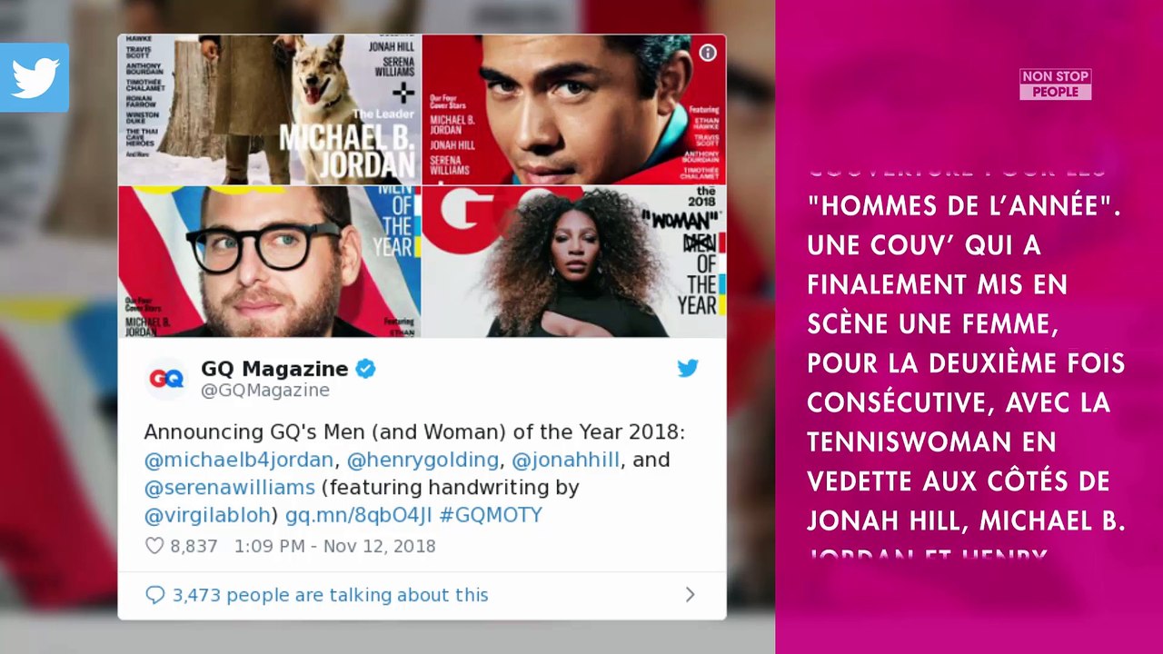 Serena Williams "femme” de l’année pour GQ : Une immense polémique a vu le jour