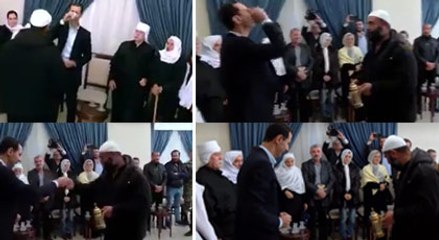 Esad’ın kahve içtiği fincanı yere atarak kırdı