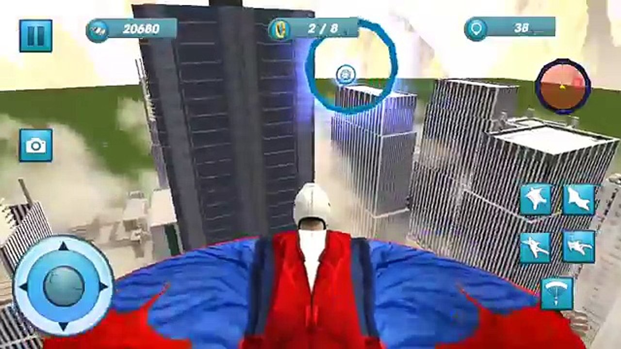 Skydiving Endless Wing Suit city Skyscraper Jump