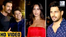 John Abraham, Siddharth Malhotra & Nora Fatehi Attend Milap Zaveri's Birthday Bash