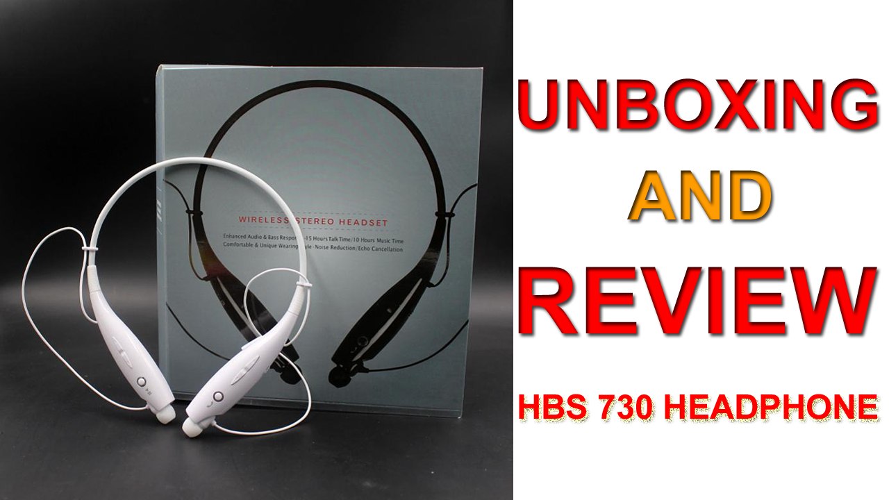 HBS 730 Neckband Wireless Bluetooth Headphone Demo