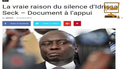 Idrissa Seck est-il atteint de problèmes psychiatriques  Fact-check #1