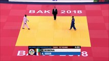Parcours d'Alexandre Iddir (-100 kg), ChM de judo 2018