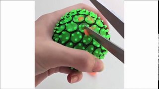 Satisfying Slime Stress Ball Cutting - relaxing ASMR Video #5 !!!
