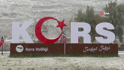 Kars'tan Kartpostallık Kar Görüntüleri