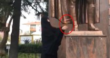Son Dakika! Atatürk Anıtına Baltayla Saldıran Kadın Serbest Bırakıldı