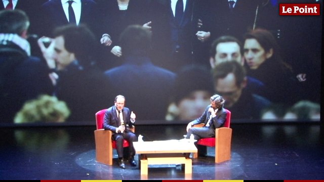 Foire du livre de Brive : François Hollande salue l'attitude d'Angela Merkel lors des attentats