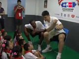 Yao Ming Returns to China,along with fellow NBAers, visits h