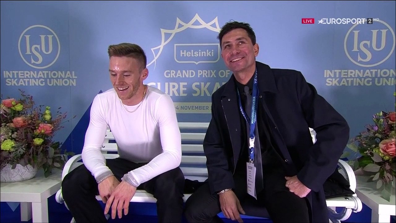 HGP18 - Commentators mention Hanyu (ESP ITA)
