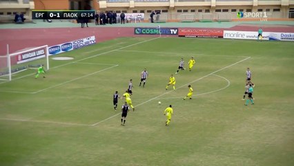 Το γκολ του Ιατρούδη -  Εργοτέλης 1-1  ΠΑΟΚ  14.11.2018 (HD)