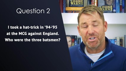 How much do you know about Shane Warne's career?