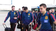 La selección española pone rumbo a Zagreb para el partido ante Croacia