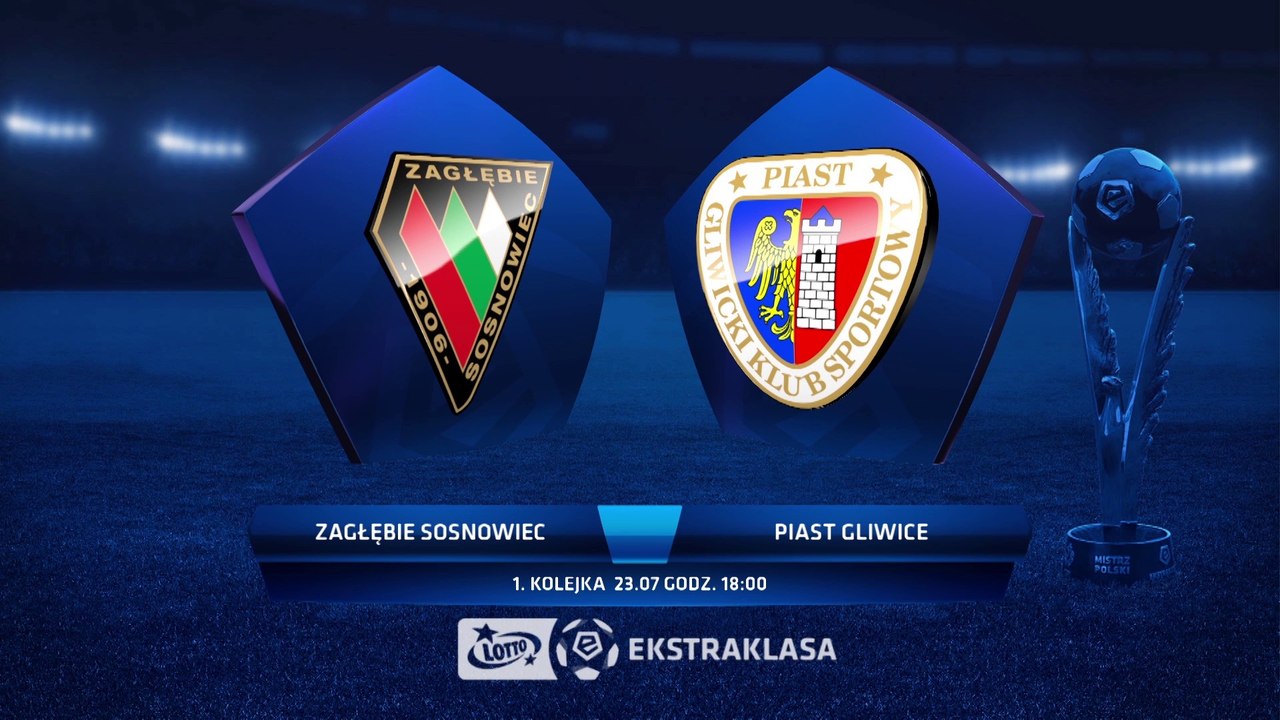 Zagłębie Sosnowiec 1:2 Piast Gliwice - Matchweek 1: Highlights