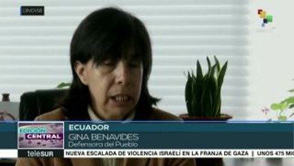 Ecuador: Glas ratifica su decisión de continuar en huelga de hambre