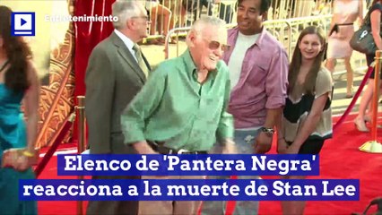 Elenco de 'Pantera Negra' reacciona a la muerte de Stan Lee