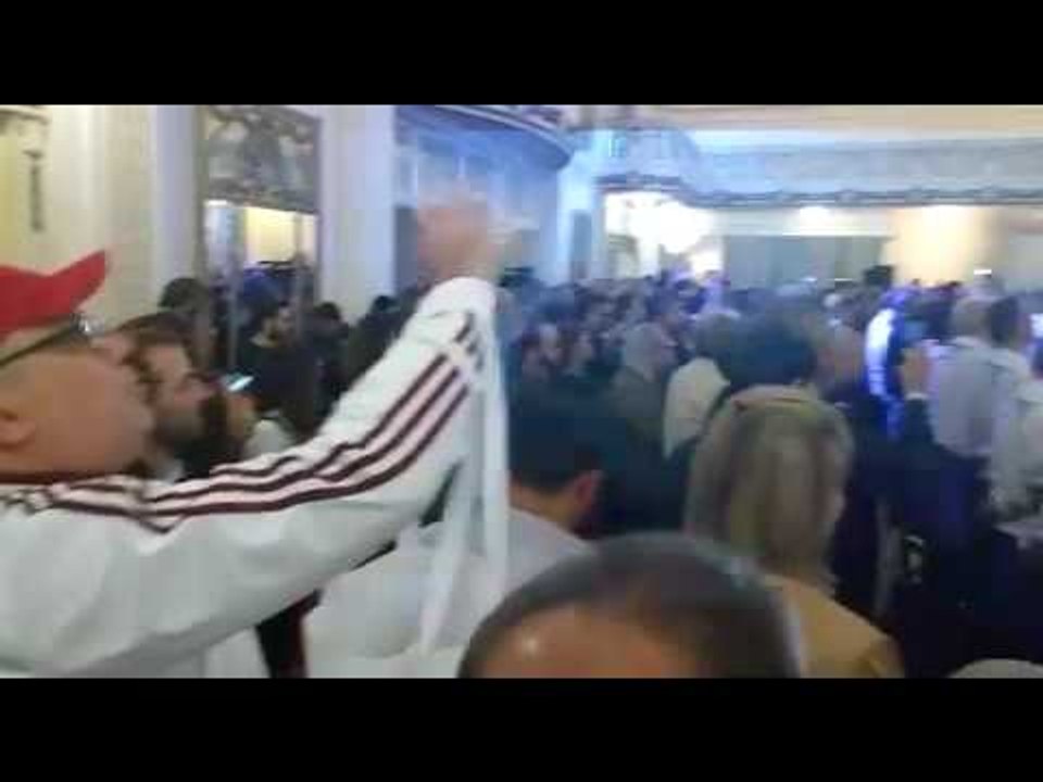 Hino do Fluminense no lançamento da candidatura de Mário Bittencourt