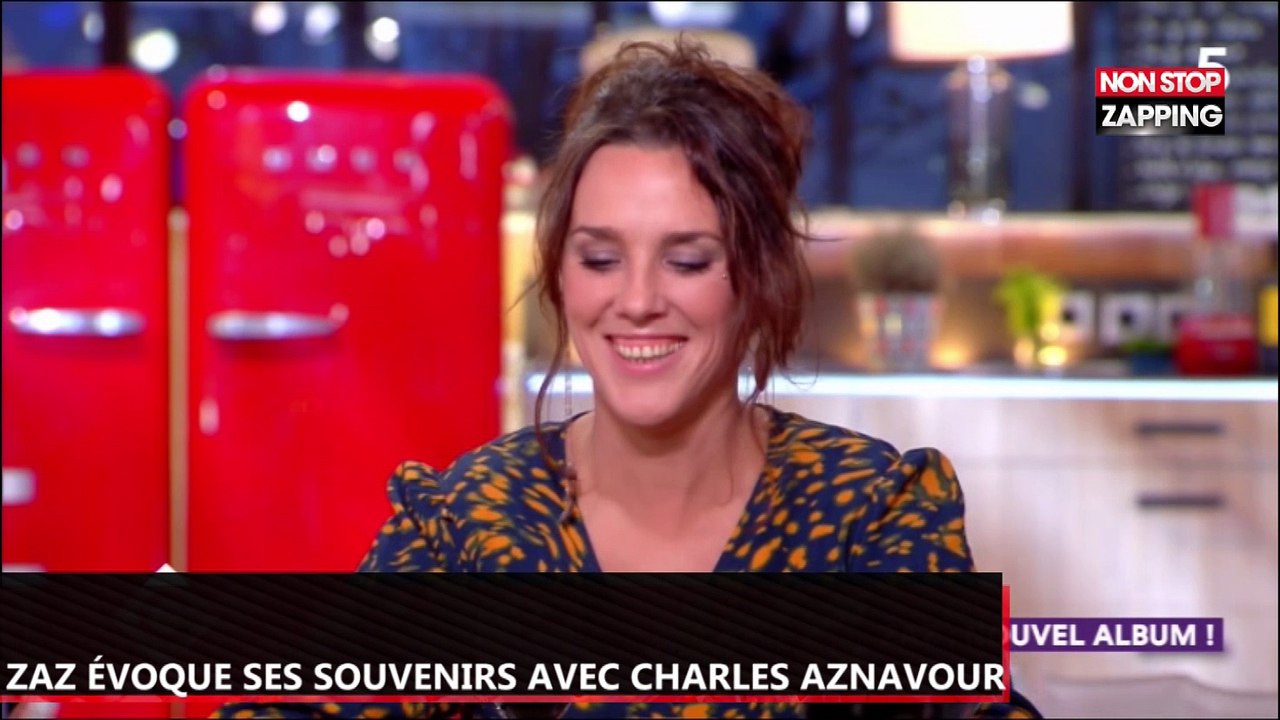 C à vous : Zaz évoque ses souvenirs avec Charles Aznavour