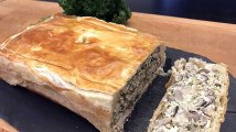 Recette: Pâté en croûte aux champignons