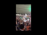Fluminense x Goiás: Momento exato em que o pó de arroz é lançado