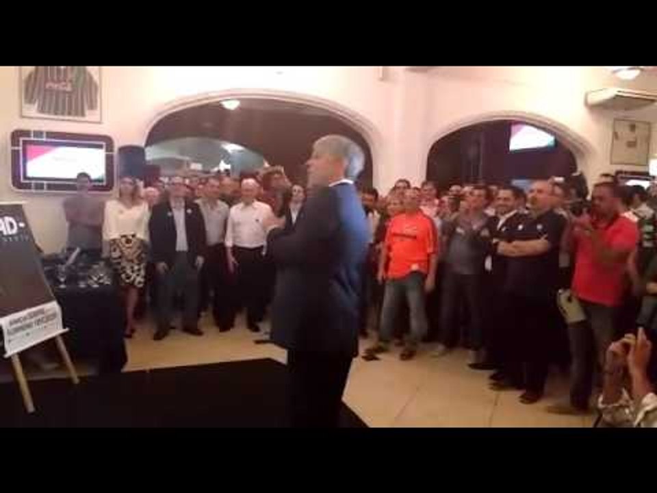Presidente do Fluminense, Peter Siemsen apresenta projeto de estádio