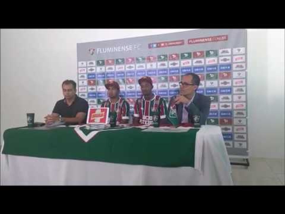 Abad apresenta primeiros reforços do Fluminense para 2017 e se anima