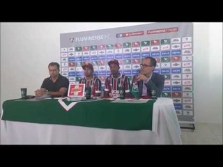 Abad apresenta primeiros reforços do Fluminense para 2017 e se anima