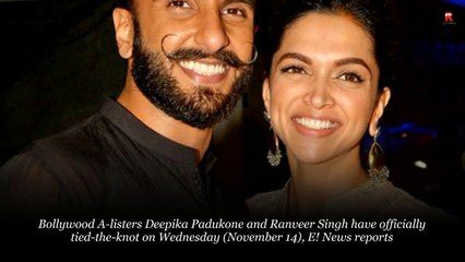 Bollywood Stars Ranveer Singh And Deepika Padukone  Are Married